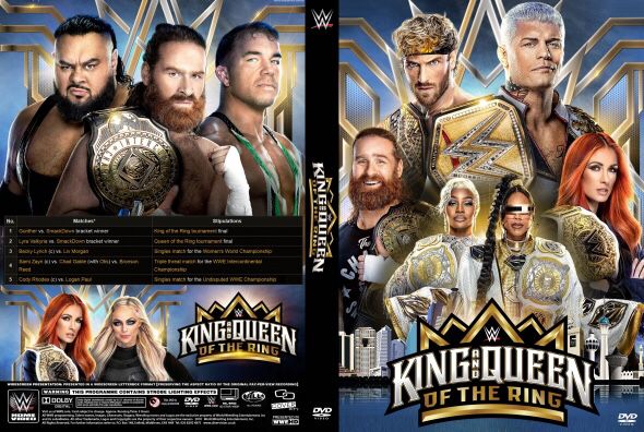 Wwe King And Queen Of The Ring 2024 With Countdown W/dvd Case