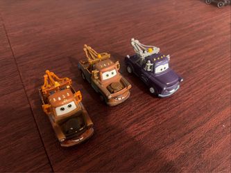 Disney Pixar Cars Mater Die-Cast Toy Cars Set of 3