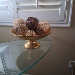Pedostol Gold platter table Decor