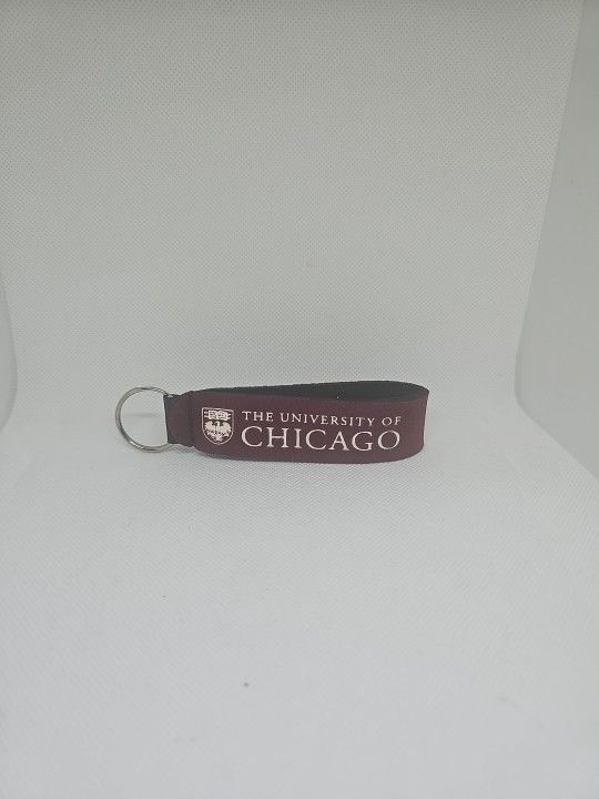 University Of Chicago Maroon Keychain Wrist Lanyard