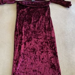 Velvet dress 