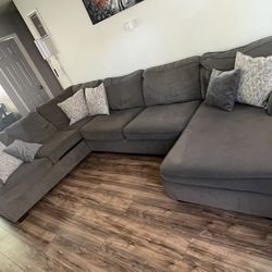Grey Sectional  ( Ashley’s )
