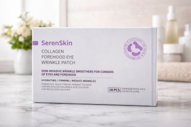 SerenSkin Collagen Eye & Forehead Wrinkle Patches (18 PCS) – New