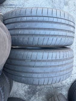 (2) 245/40R21 PAIR OF USED TIRES MICHELIN PILOT SPORT 5S 60% LIFE !!!!