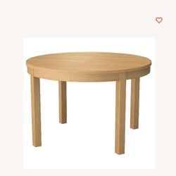 Wood Extendable Dining Table 