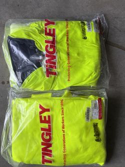 Mens Work Rain Safety Waterproof Jacket