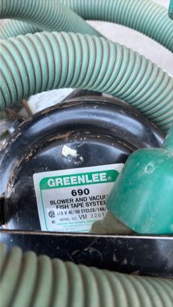 Greenlee 690 Blower Vacuum Fish Tape System