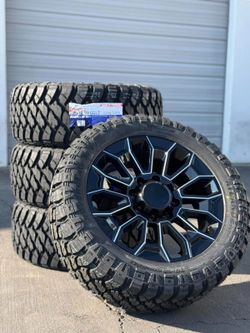 24" rims tires 8x180 for gmc chevy 2500