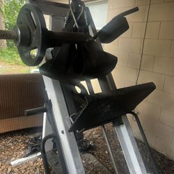 Leg Press Hack Squat Machine 