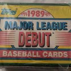 1989 Topps Major League Debut Baseball Cards