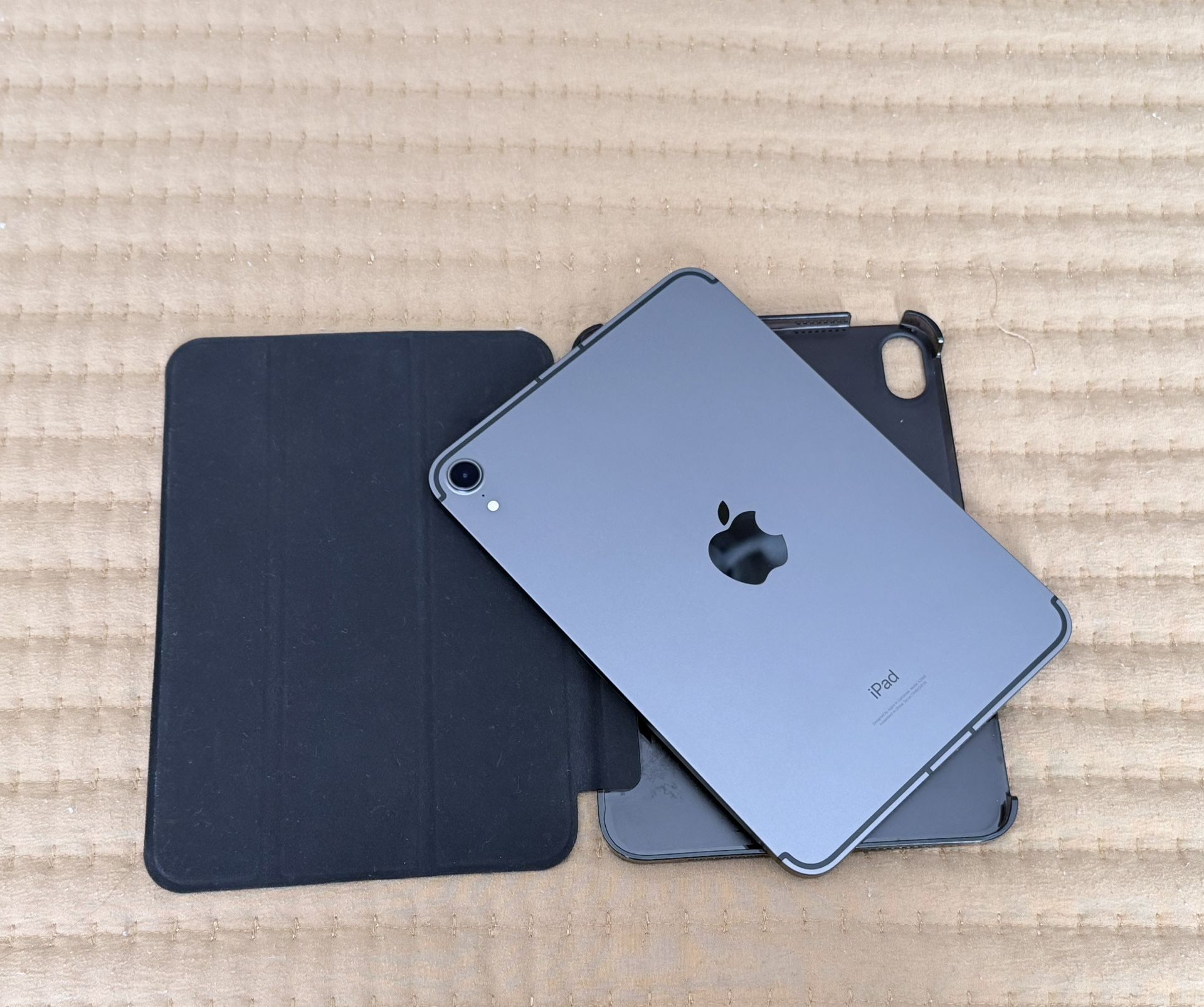 iPad Mini 64 GB 6 Generation. Screen Size 8.3  WiFi/Unlocked Cellular Screen Protector And IPad Case