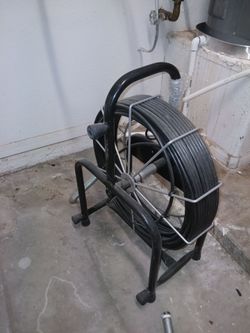 Sewer Drain Inspection Camera Reel, 100 ft Push Cable