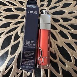 Dior Addict Lip Maximizer Plumping Gloss 0.20 oz.Full Size Boxed 061 POPPY CORAL