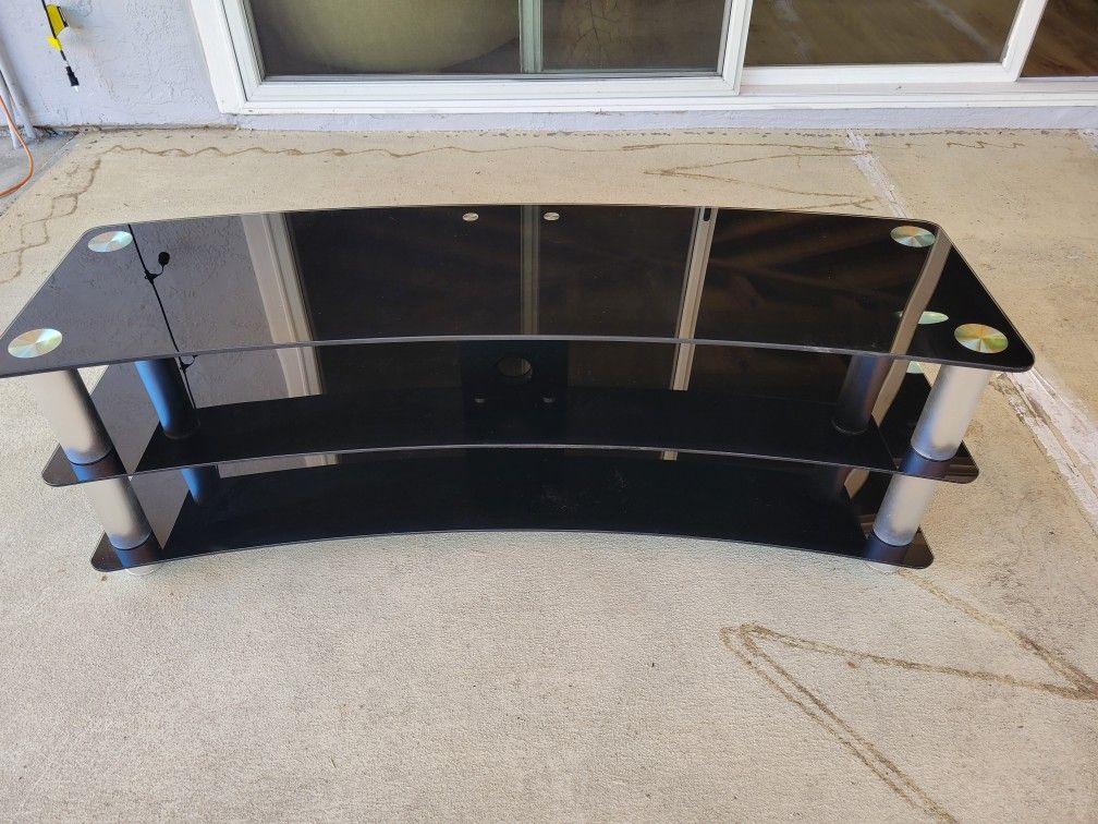 Glass TV Stand