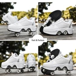 Roller Skate Shoes for Women Four Rounds Children's Roller
