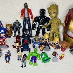 Disney Marvel Super Hero Toy Lot Marvel Action Figures