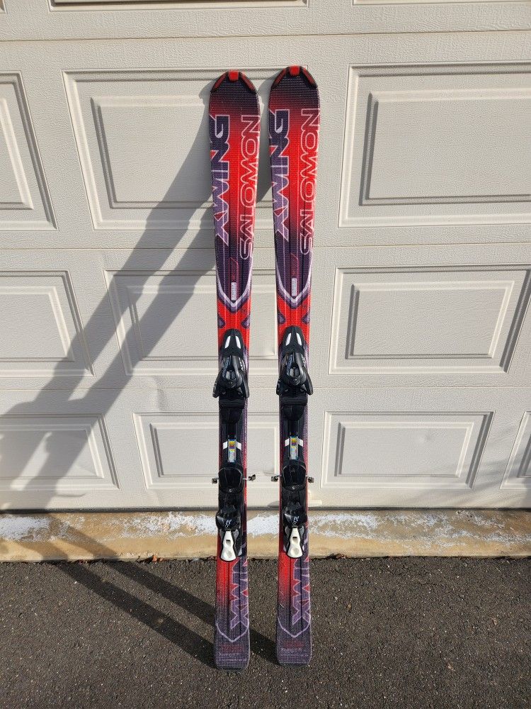 SALOMON X-WING 8R Titanium All Mountain Skis w/ Z10 Adjustable Bindings 152