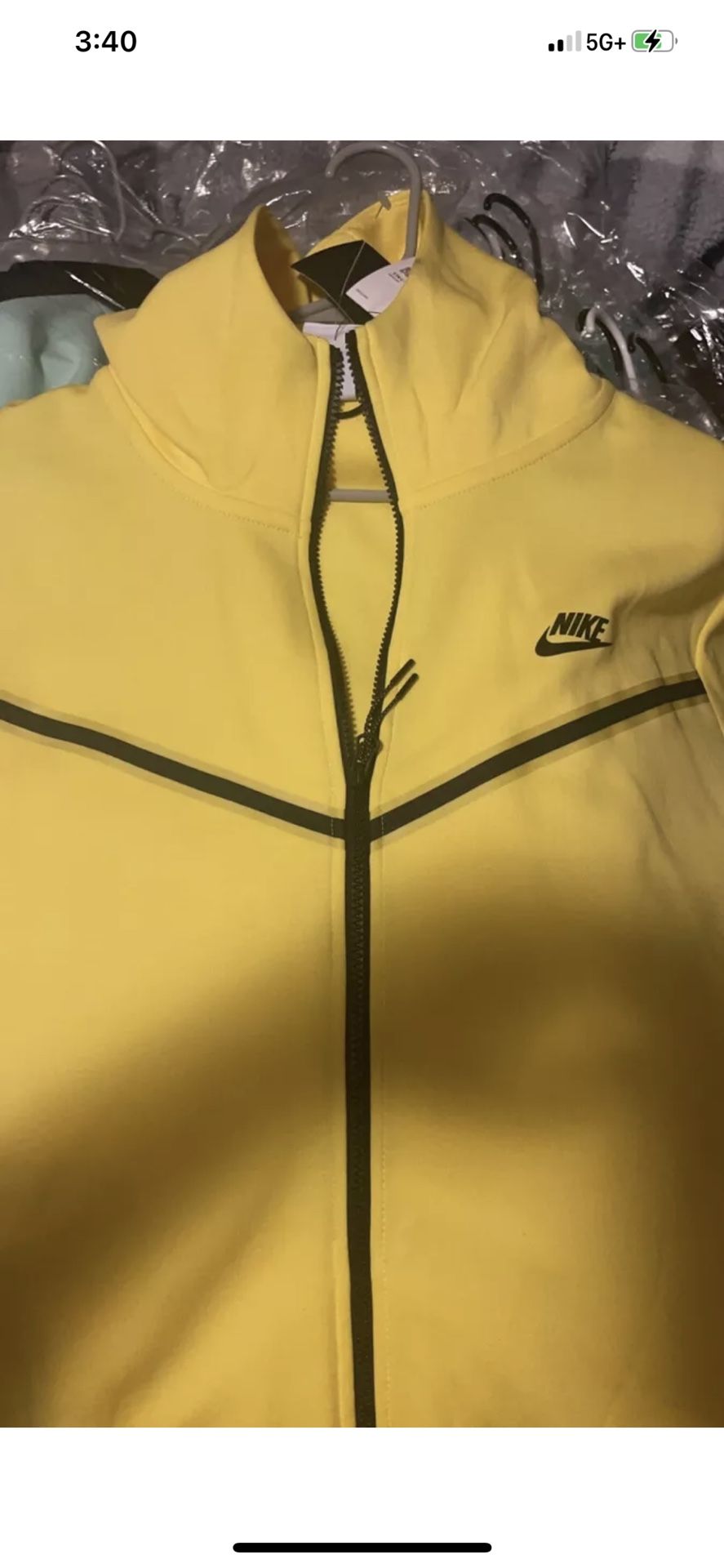 New Yellow Nike Tech Fleece 3xl 