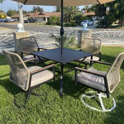 Brand New Patio Table Set 6 Pieces
