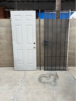 2 used metal doors 32 x 80 (Low offers will be ignored)