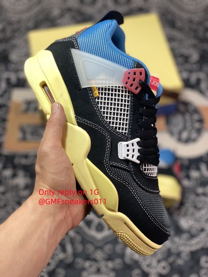 U.nion LA x Air Jordan 4 Retro 'Off Noir'