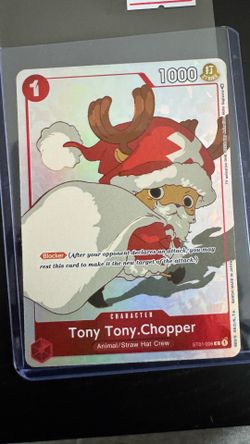 One piece card game Tony tony chopper promo gift Santa