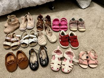 Variety Of Baby Girl Shoes Mostly Size 5
