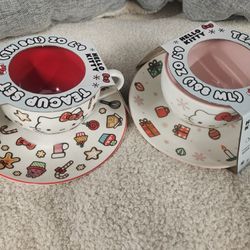 Hello Kitty New Tea Cup Set