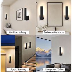 Juego de  1 pc apliques de pared de aluminio LED mod