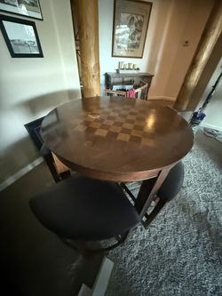 Checker Pub Game Table