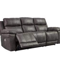 Erlangen Midnight Power Reclining Sofa

