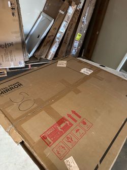 Metal Frame Mirror in Box