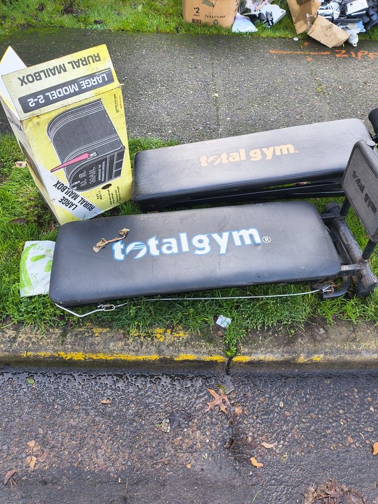 Free Washer And 2 Total Gym And Metal Scrap