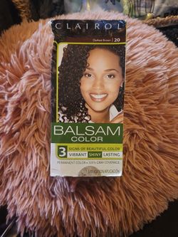 Hair dye darkest brown 