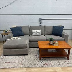 Crate & Barrel Axis Sectional Sofa