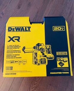 Dewalt Sds plus Hammer drill with vacuum 2 batteries charger and hard case