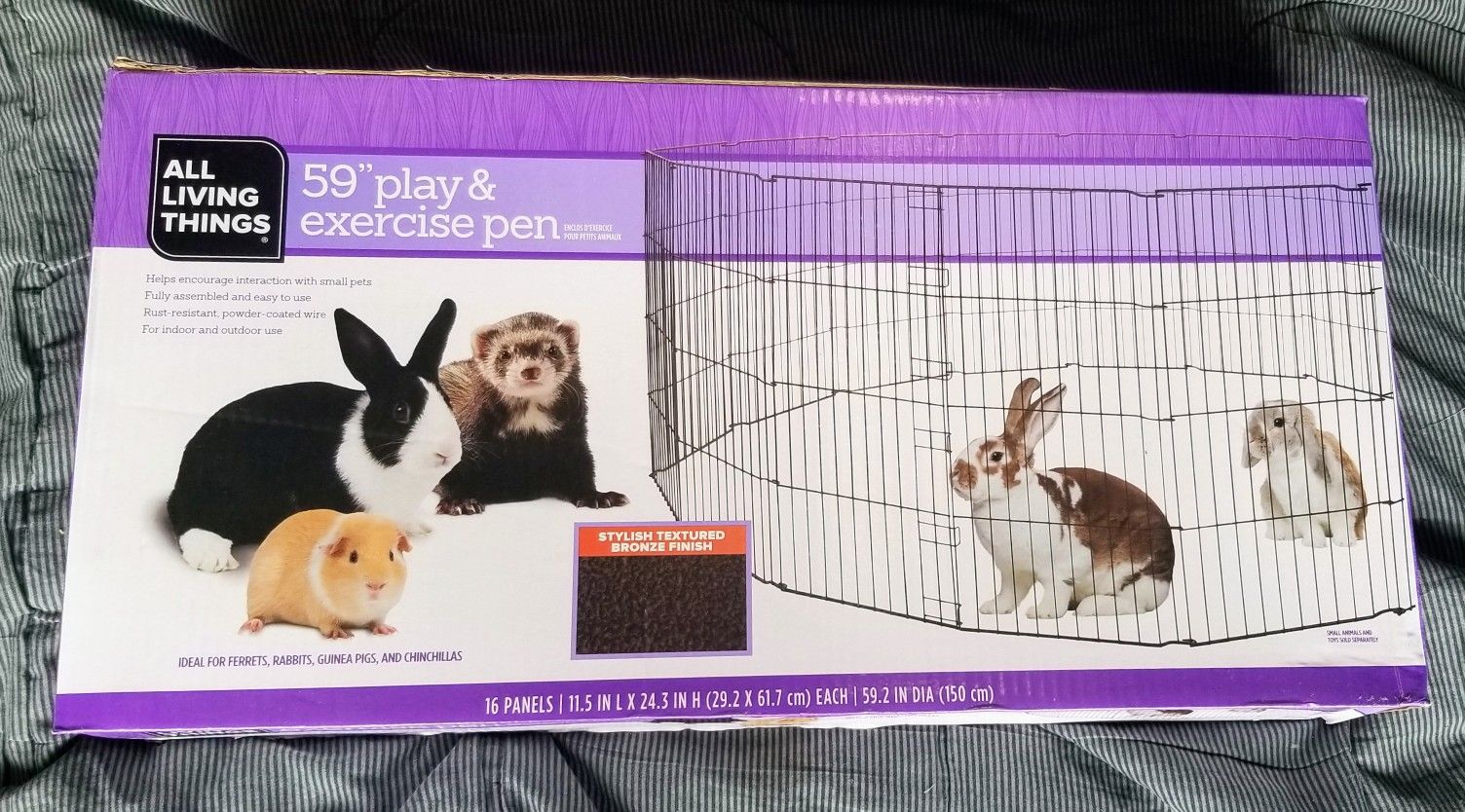 All living things play and exercise pen top