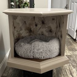 Dog bed side table