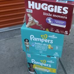 Full diaper boxes 