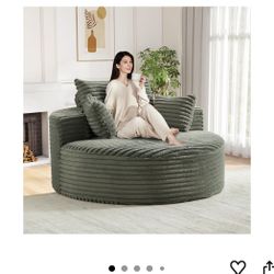 A Circle Round Couch Cushion