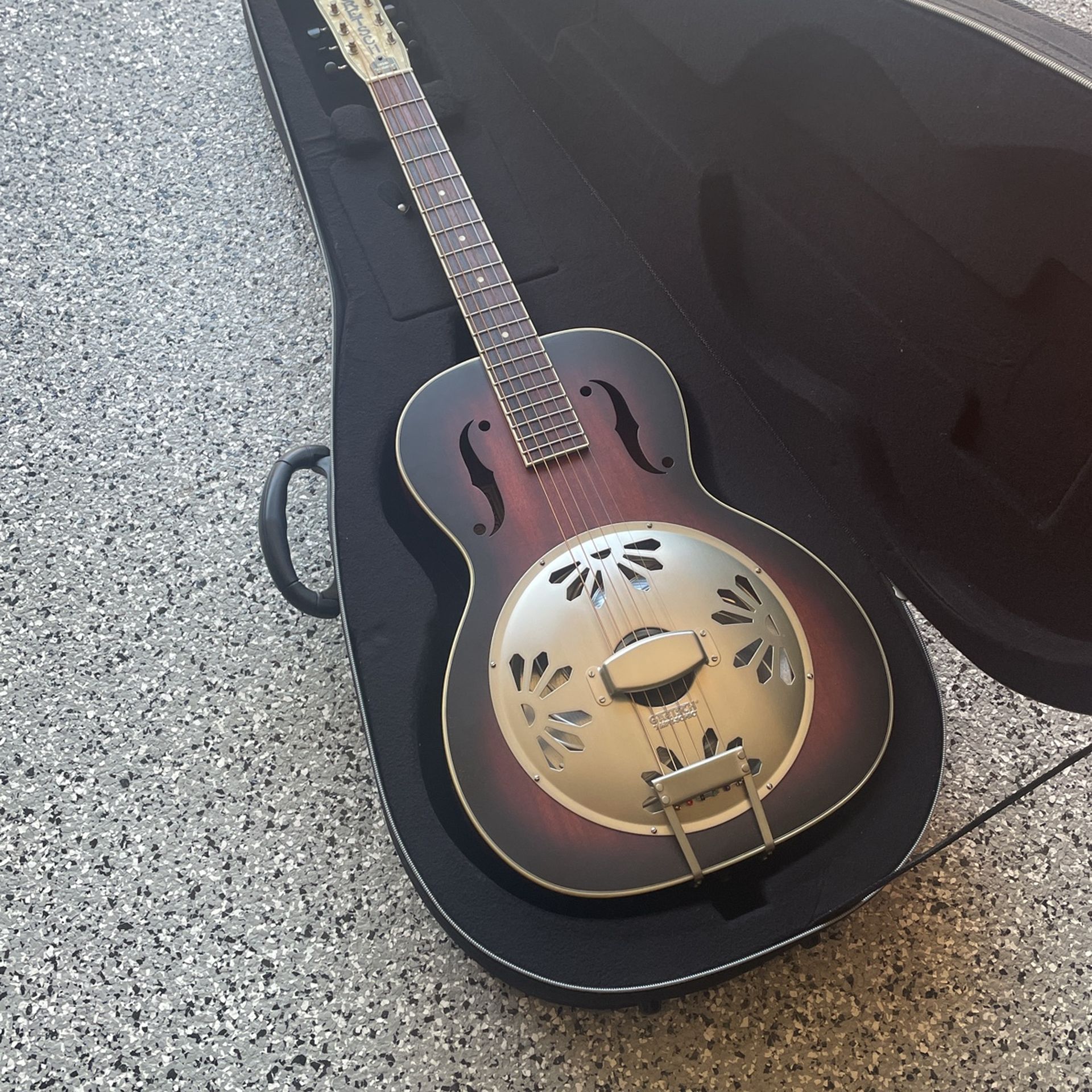 Gretsch Resonator Guitar And Case