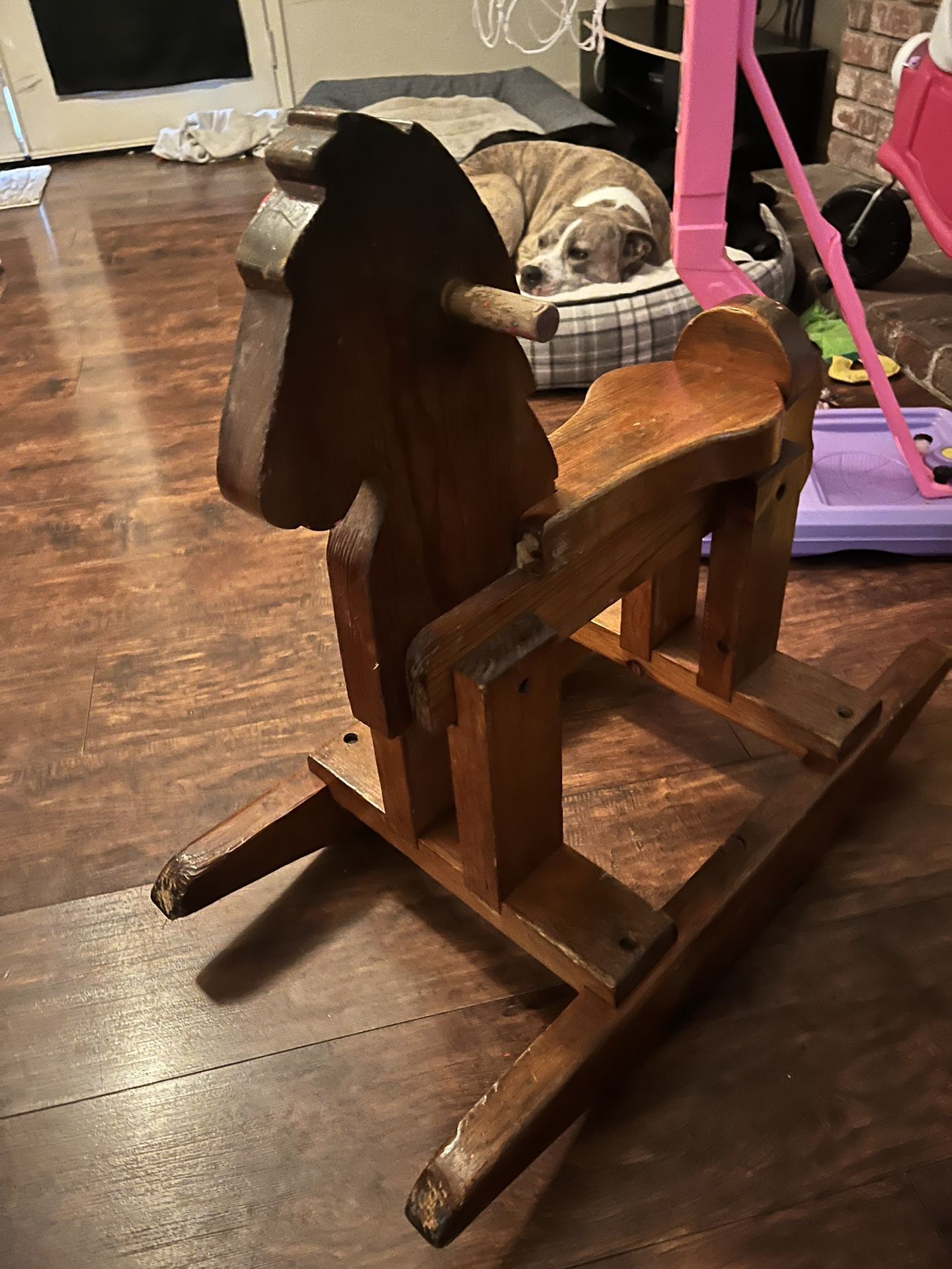 Solid Wood Rocking Horse