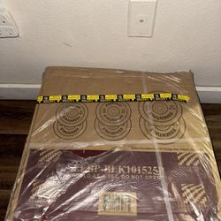 BalanceFrom 100LB Bumper Plates 10LB, 15LB, 25LB