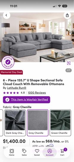 Oversized couch