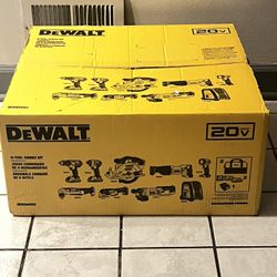 Dewalt New 9pcs Tool Kit With Batteries And Charger 