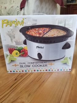 Dual Compartment Slow Cooker