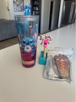 NEW 24oz STITCH snow globe cup bundle ON SALE