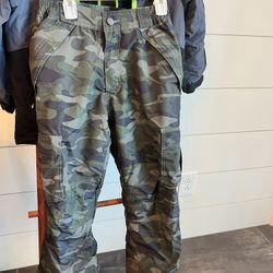 Boys Small Snow Pant + Jacket (fleece Removable)