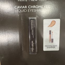 Laura Mercier Caviar Chrome Veil Liquid Eyeshadow – Moonlight Shimmer (New)
