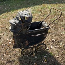 Antique baby stroller